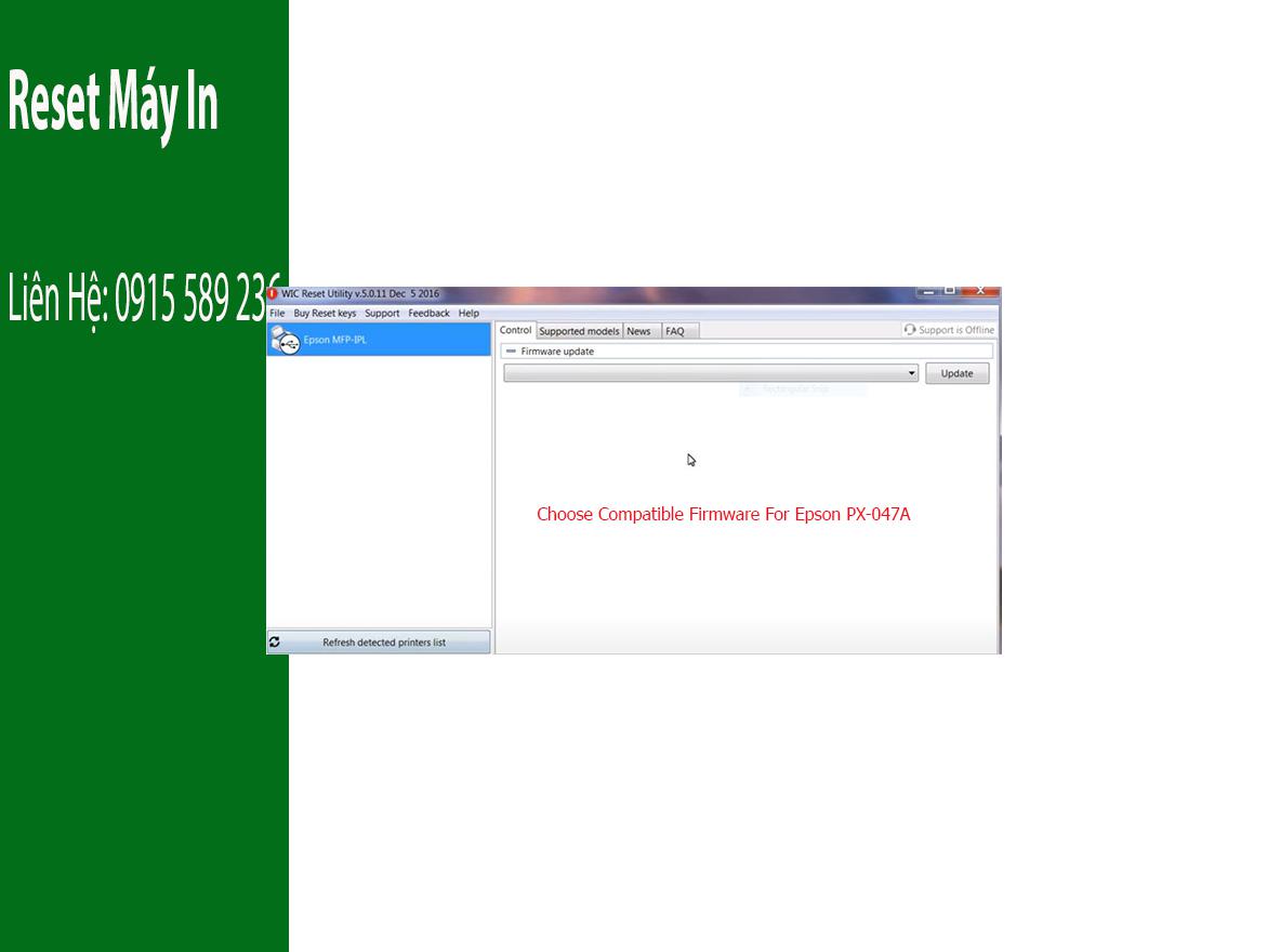 Key Firmware May In Epson PX-047A Step 4